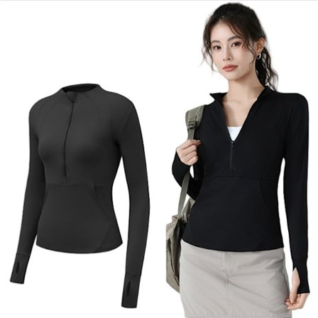 L Ny Yogatop til Løb, Pilates og Træning