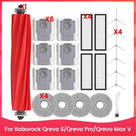 Kompatibel med Roborock Qrevo S/Qrevo Pro/Qrevo Max V Ersättningsdelar-Perfekt