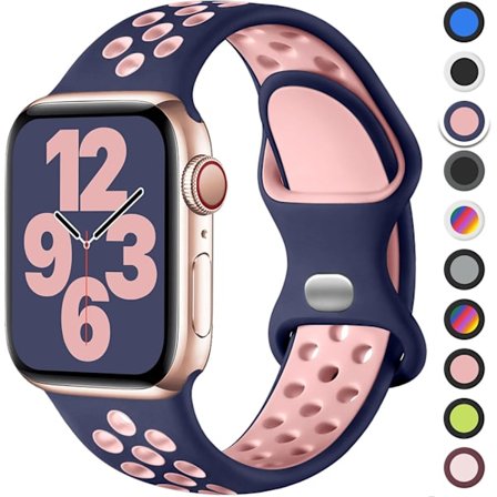 Sportrem kompatibel med Apple Watch Band 44mm 42mm 45mm, Brea