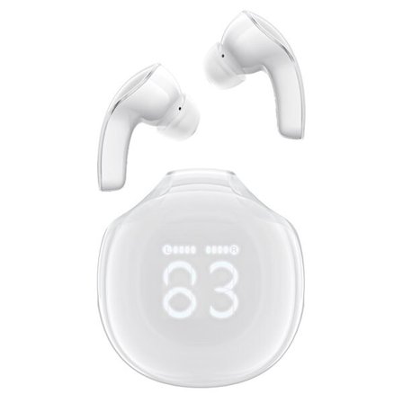 Acefast T9 Bluetooth 5.3 langattomat in-ear kuulokkeet - valkoinen