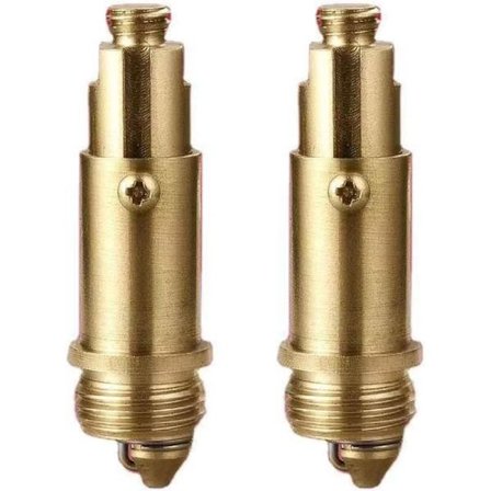 2-pack Mässing Fjäderbelastad Pop Up Click Clack Badkar Avlopp, för Handfat Pop Up Avlopp, Kvalitetsersättning för Badkar Handfat