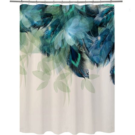 Bruseforhæng 180x180cm, Enkelt Sødt Vandtæt Bruseforhæng W