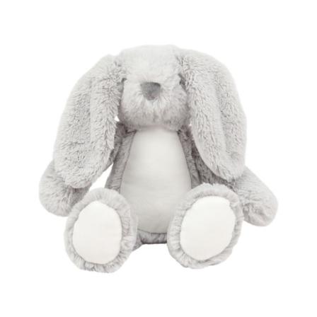 Mumble Printme Mini Plyschleksak One Size Bunny Grey