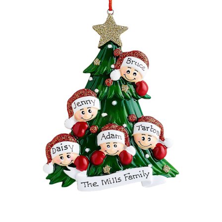Personlig juledekoration med navne på familiemedlemmer og tekst Deco Noel Sapin Noel 2023 trævedhæng til juletræ julegaver Ne