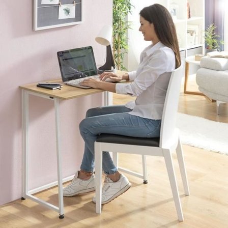 Foldable Desk - InnovaGoods - Dolenkaf - Hvid - 120x60 cm - Nem montering