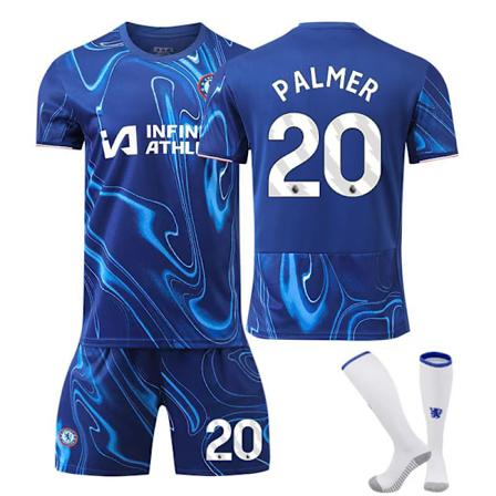 2024-2025 Chelsea Hemma Barn Fotbollströja med strumpor NO.20 Palmer Adult M