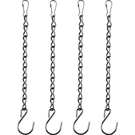 Hängande kedjor för att hänga fågelmatare, vindspel, prydnader, fågelbad, blomkrukor och lyktor utomhus inomhus