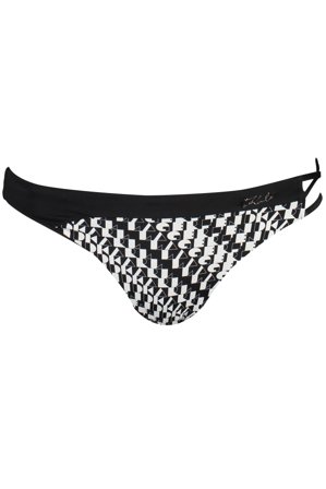 Karl Lagerfeld Beachwear Costume Parte Sotto Donna Nero