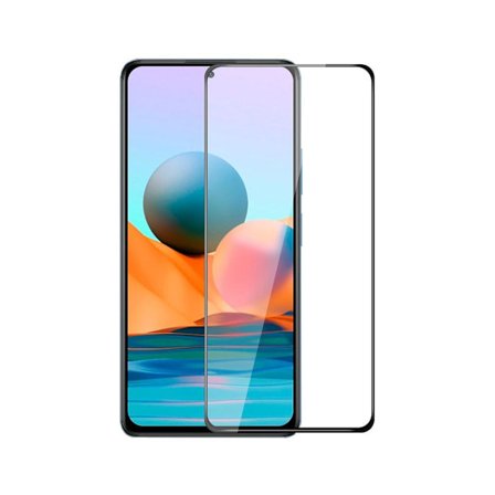 Skärmskydd Xiaomi Note 10S - 3D Härdat Glas Svart