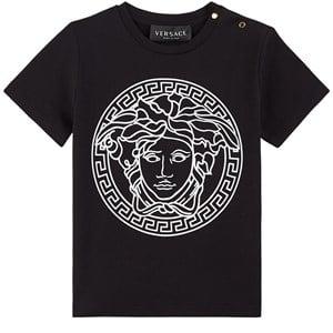 Kids - Versace Black Medusa Branded T-Shirt 18-24 Months - Tops - 18-24 months - Black