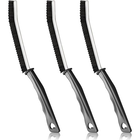 Fogrengöringsborste, Borste för rengöring av badrumsplattor, Rengöringsverktyg med långt handtag för smala springor, Liten skrubborste för rengöring (