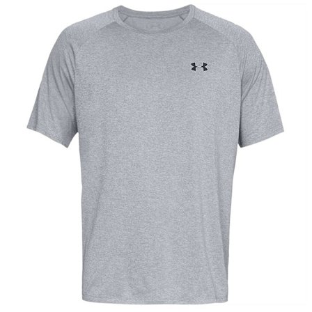 Under Armour Tech T-Shirt för män S Ljus Stål Heather/Svart