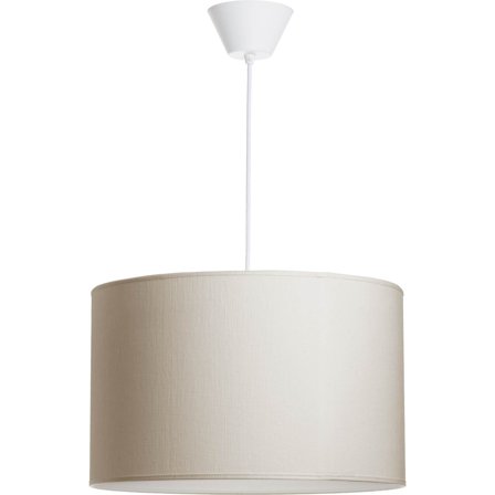 PR Home - Taklampe Sara 245-L021 lin natur 45 cm Hvit
