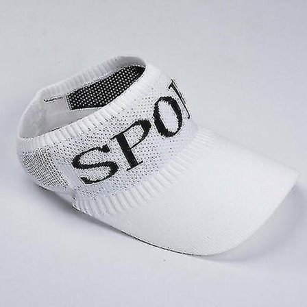 Dam Sport Letter printed justerbar cap(vit)