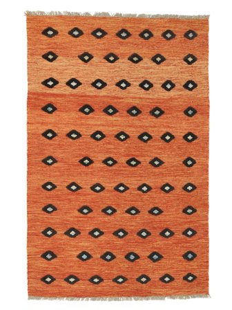 Kelim Nimbaft Matot Käsinkudottu 102X155 Matto Punainen/Ruskea Afganistan