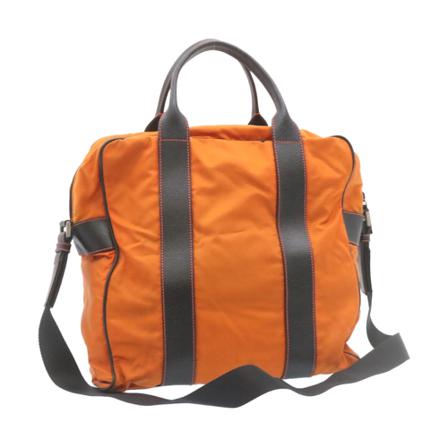 Prada Vintage, Pre-owned Handbag Oranje, Dames, Maat:ONE Size,nylon