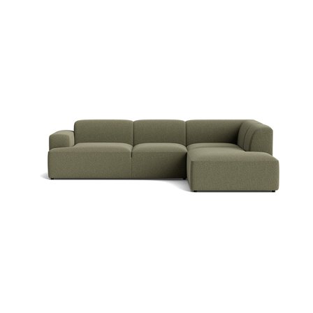 Madrid hjørnesofa, højrevendt - Nordic Grøn - 297x219x75 - Sofa, hjørnesofa