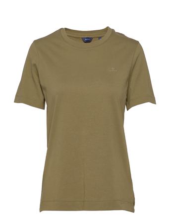 Original Ss T-Shirt T-shirts & Tops Short-sleeved Grønn GANT