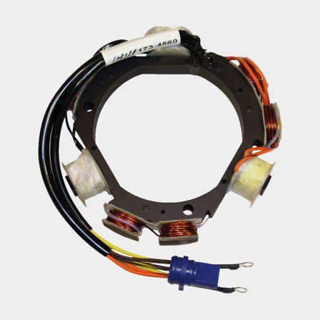 CDI Electronics Stator 173-4560 för utombordsmotorer i hållbar koppar och metall, svart och kopparfärgad finish