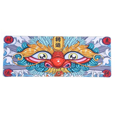 Stor musmatta i gummi, tvättbar, färgglad, surfplatta, skrivbord, bärbar dator, spelunderlägg, tillbehör, 300 x 800 x 3 mm / 31,50 x 11,81 x 0,12 tum,