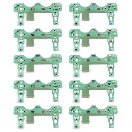 10 kpl Piirilevy PCB Litteä Kaapeli PS2 Ohjaimelle Johtava Kalvo Joystick Näppäimistö Flex Kaapeli SA1Q43-A