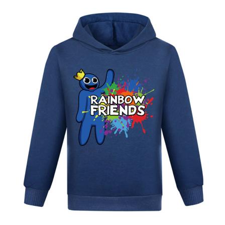 Roblox Rainbow Friends -huppari printillä H Navy Blue 140cm