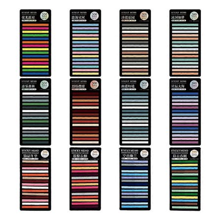 Läpinäkyvä Sateenkaari Indeksi Muistilappu It Liimattavat Muistilehtiöt Paperitarra Muistiinpanot Koulutarvikkeet Kawaii St
