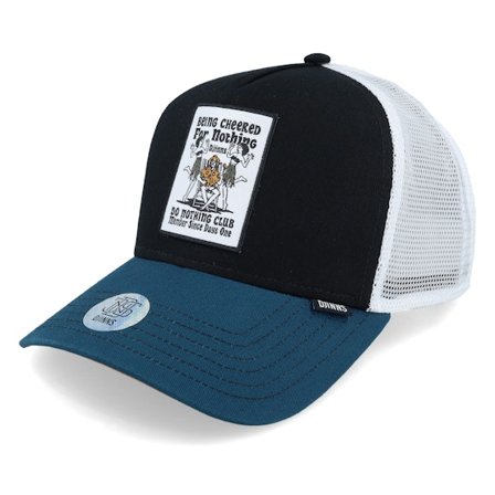 Djinns - Noir trucker Casquette - Being Cheered Black/Petrol Trucker @ Hatstore