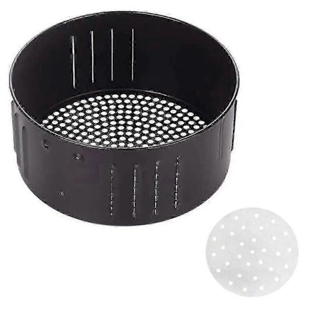 Ersättningskorg för fritös, för alla fritöser, tillbehör för fritöser, non-stick fritöskorg, 2,6 l