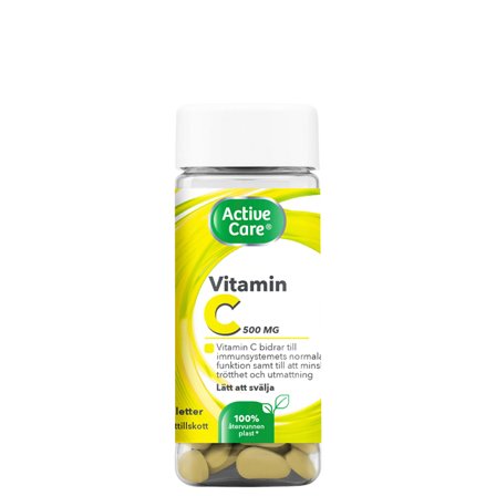 Active Care Vitamin C 500 mg 90 tabletter