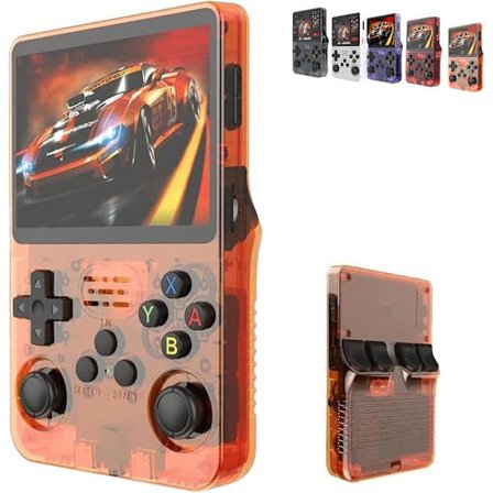 R36S Retro Håndholdt Videospillkonsoll Linux System 3.5 Tommers IPS Skjerm Helt Ny