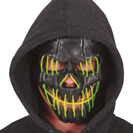 Halloweenmask Leende LED - Partyninja.se