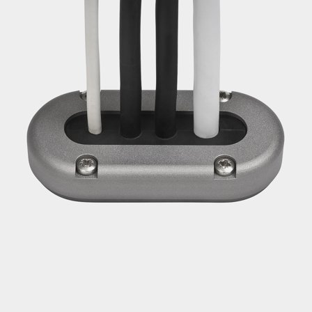 Kabeldoorvoer Scanstrut DS-MULTI Cable Seal, aluminium, voor 4 stuks kabels tot Ø15 mm, max aansluiting Ø18 mm, zilver