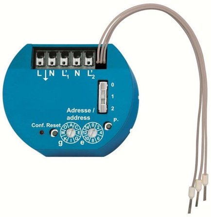 Eltako 31200001 Relä 2 kanaler, IP20, Elfördelning & strömförsörjning