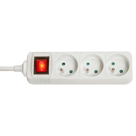 Lindy Power Strip 3-way Type FR (UTE) W/Sw. Outlet Factory Sealed