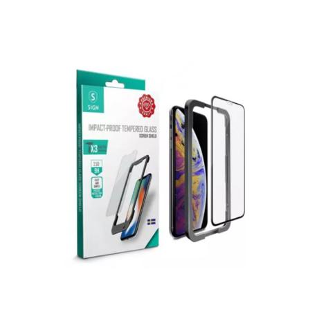 Sign Heltäckande Skärmskydd I Härdat Glas För Iphone 12 Pro Max