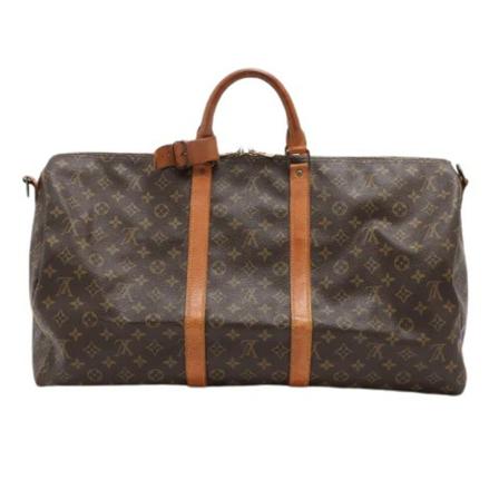 Louis Vuitton Vintage, Pre-owned Coated Canvas Keepall Bag Bruin, Dames, Maat:ONE Size