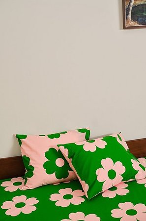 Jotex - 2-pak Kussensloop 50x60 Cm Groen/roze Groen/roze - WERNER - Koop Kussenslopen bij Jotex