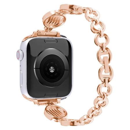 Apple Watch Series 8 (45 mm) klockarmband i rostfritt stål - Roséguld