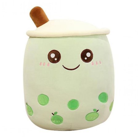 Fylld Boba Plysch Bubble Tea Plysch Kudde, Kramkudde Plysch Mat