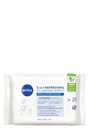 NIVEA Ansiktsservetter Refreshing Cleansing Wipes 25 st Rengöring Dam ONESIZE