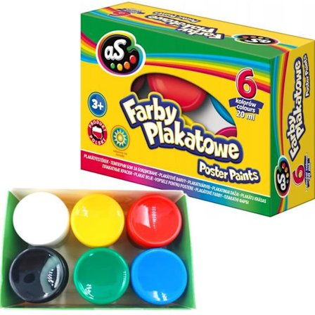 Affischfärger AS Astra 6 färger 20 ml AS301219001