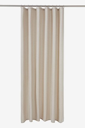 Jotex - Duschdraperi Linnebeige LOA - Köp Duschdraperier hos Jotex