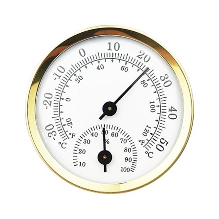 Pekartyp Hygrotermograf Termo-hygrometer GULD