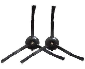 Roborock-RR side brush 3-armed Black 2pcs-2-pakning med sidebørster til Roborock robotstøvsugere-Cleaning & Garment Care-Tilbehør til støvsugere