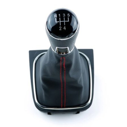 5/6-växlad växelspaksspak & känga Gaitor svart set för VW Golf 5 6 Jetta V VI Scirocco-