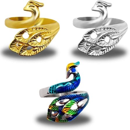 Hæklet ringåbningsfingerkrog holder