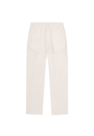 LES DEUX Patrick Linen Pants Byxor Herr Vit M