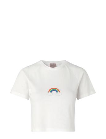 Organic T-Shirt Ss T-shirt Top Hvid Barbara Kristoffersen By Rosemunde