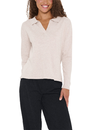 Saint Tropez MilaSZ Polo Pullover Tröjor Dam Grå XL